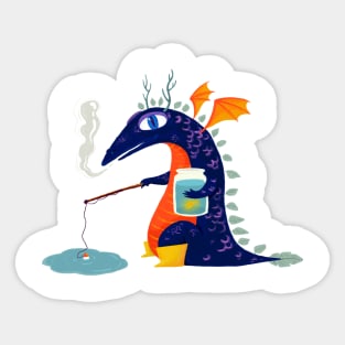 autumn dragon Sticker